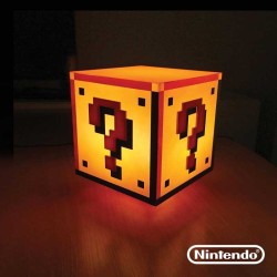 Lampe Super Mario Bros "question block"