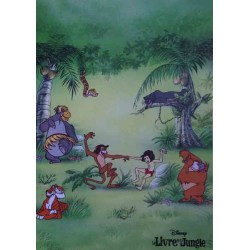 Carte postale Le Livre de la Jungle