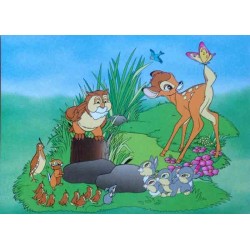 Carte postale bambi