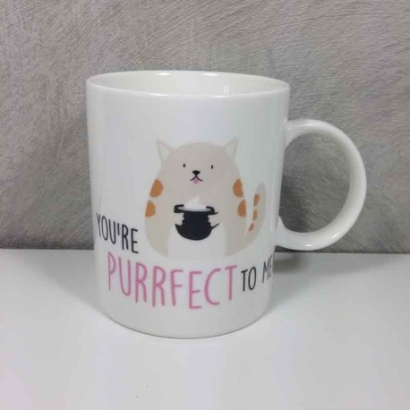 Mug " you're purrfect to me""