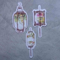 Cartes postales "lanternes chinoises"