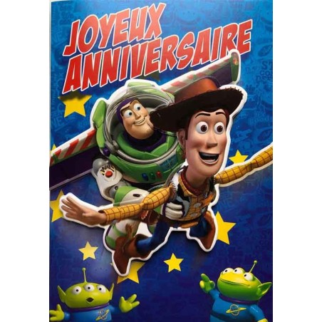 Carte anniversaire Toy Story
