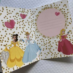 carte postale disney princesses