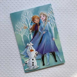 carte postale reine des neige