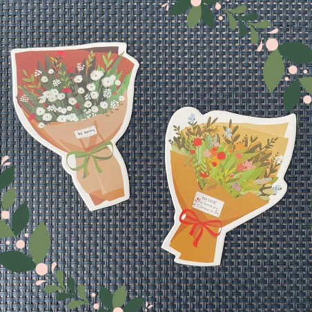 Cartes postales bouquets de fleurs