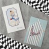 Cartes postales Alice et le lapin