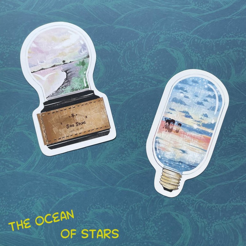 Cartes postales ocean of stars