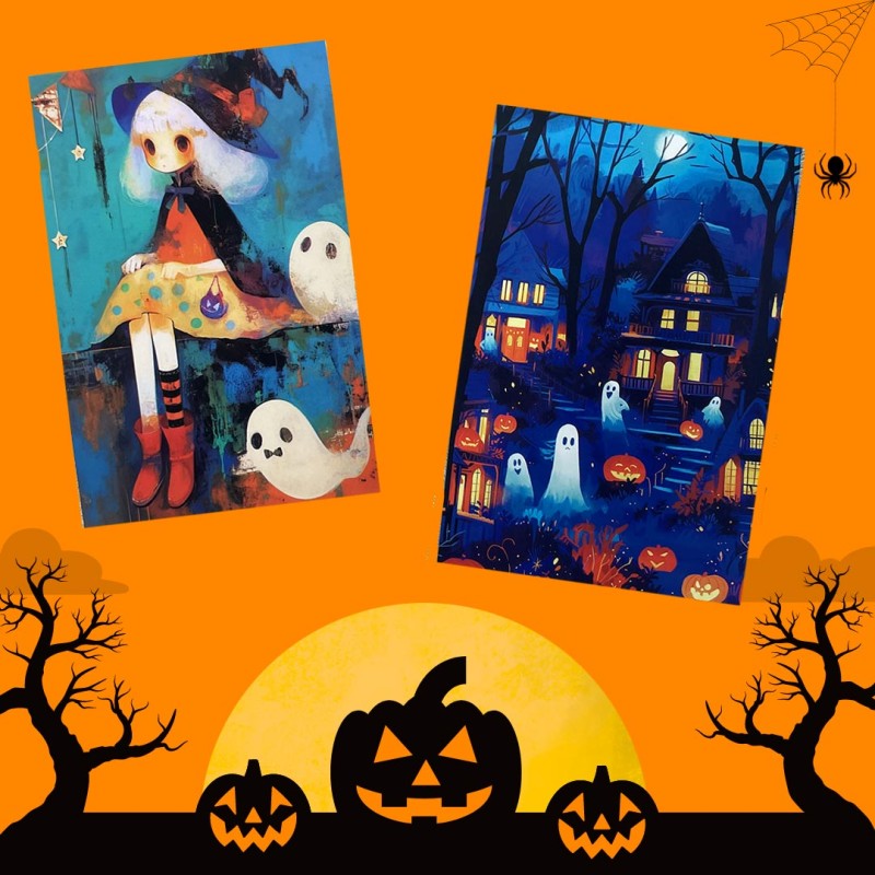 Cartes postales Halloween