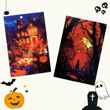 Cartes postales Halloween