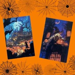 Cartes postales Halloween