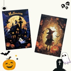 Cartes postales Halloween