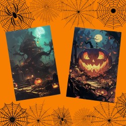 Cartes postales Halloween