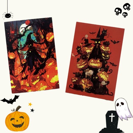 Cartes postales Halloween