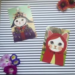 Cartes postales vintage chat