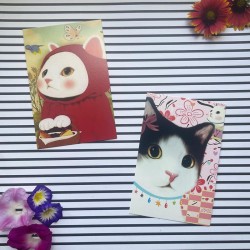 Cartes postales vintage chat