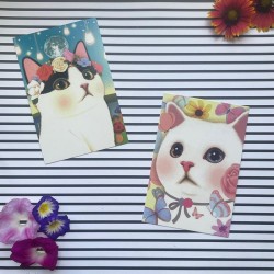 Cartes postales vintage chat