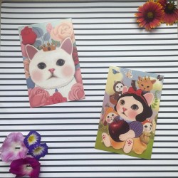 Cartes postales vintage chat