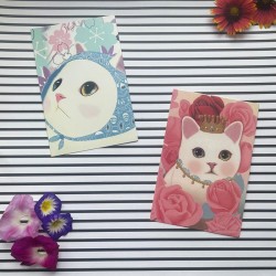 Cartes postales vintage chat