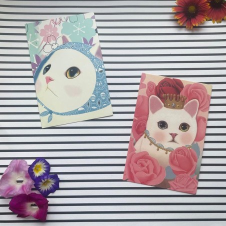 Cartes postales vintage chat