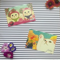 Cartes postales vintage chat