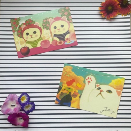 Cartes postales vintage chat