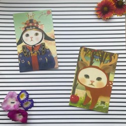 Cartes postales vintage chat