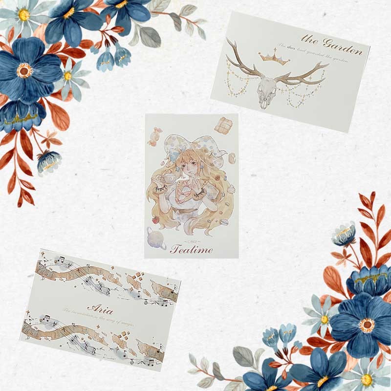 Cartes postales fées de la nature