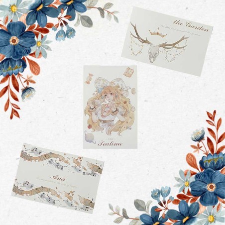 Cartes postales fées de la nature