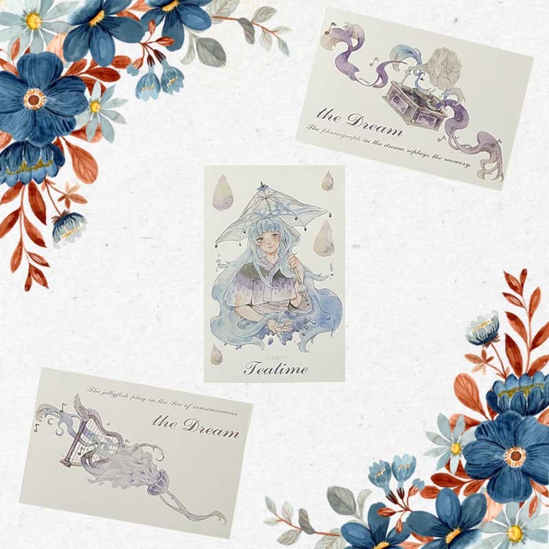 Cartes postales fées de la nature