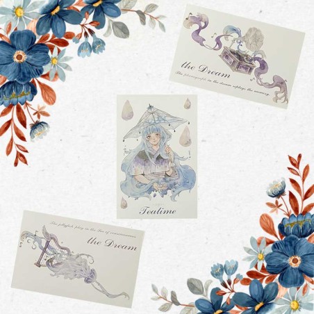 Cartes postales fées de la nature