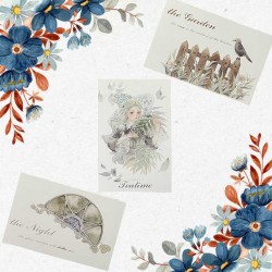Cartes postales fées de la...