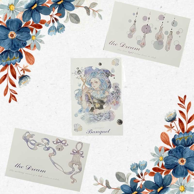 Cartes postales fées de la nature