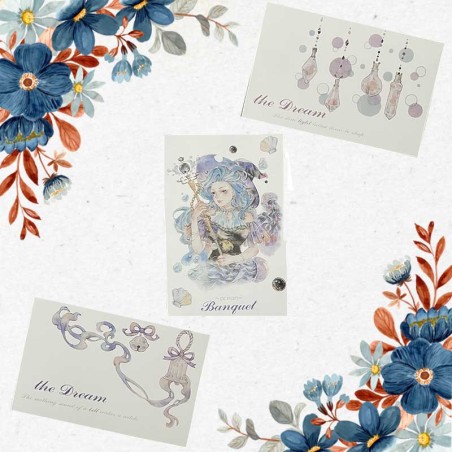 Cartes postales fées de la nature