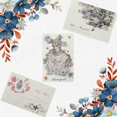 Cartes postales fées de la nature