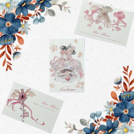 Cartes postales fées de la nature