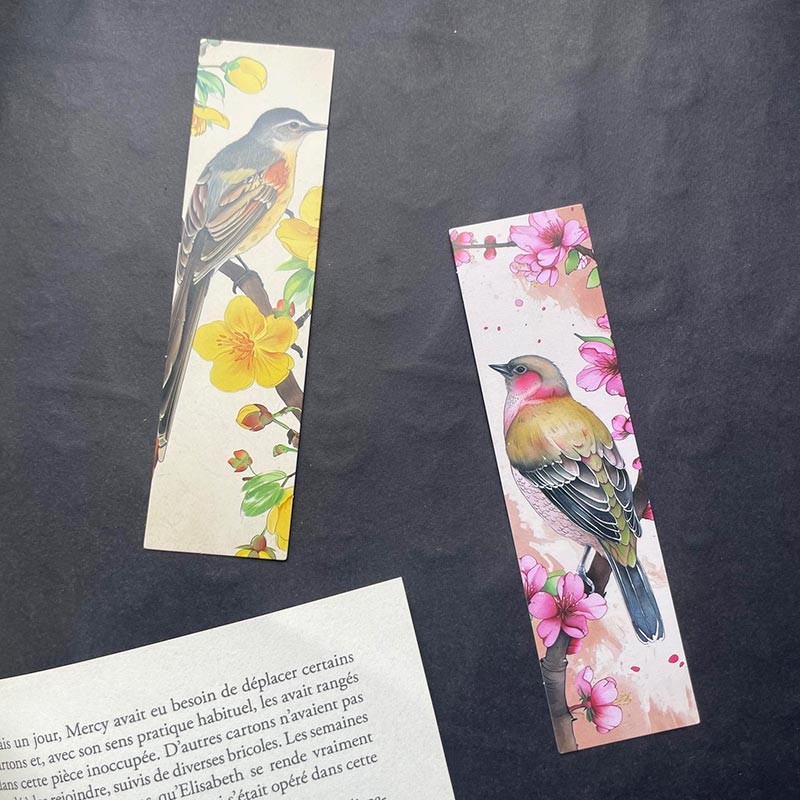 Marque pages oiseaux