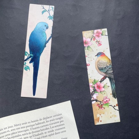Marque pages oiseaux