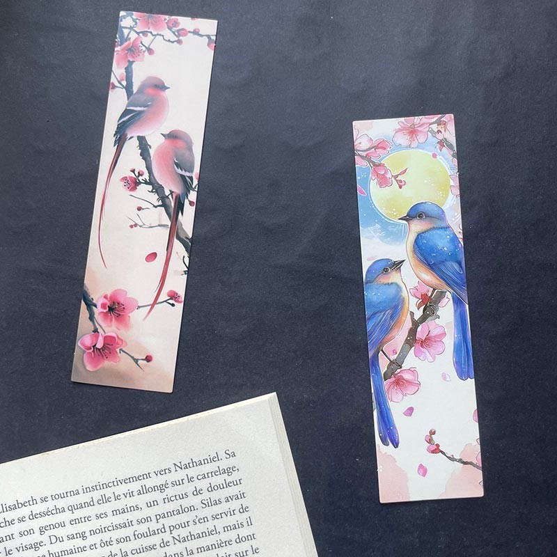Marque pages oiseaux