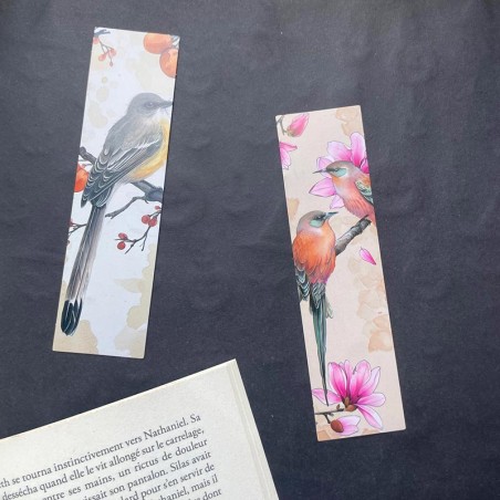 Marque pages oiseaux