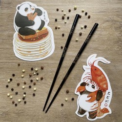 Cartes postales pandas...
