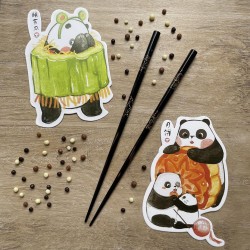 Cartes postales pandas...