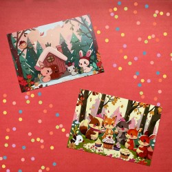 Cartes postales animaux...