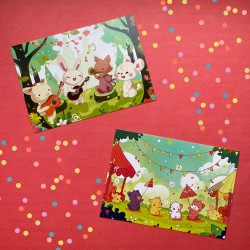 Cartes postales animaux...