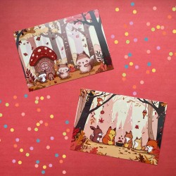 Cartes postales animaux...