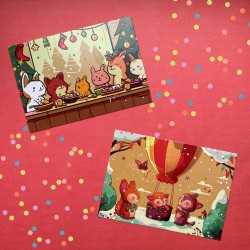 Cartes postales animaux...