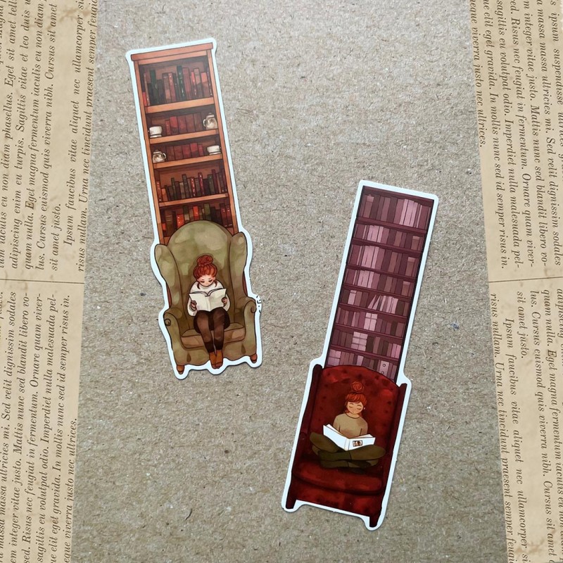 Marque pages bibliothèques