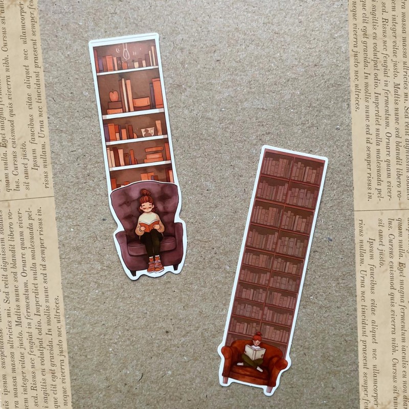 Marque pages bibliothèques