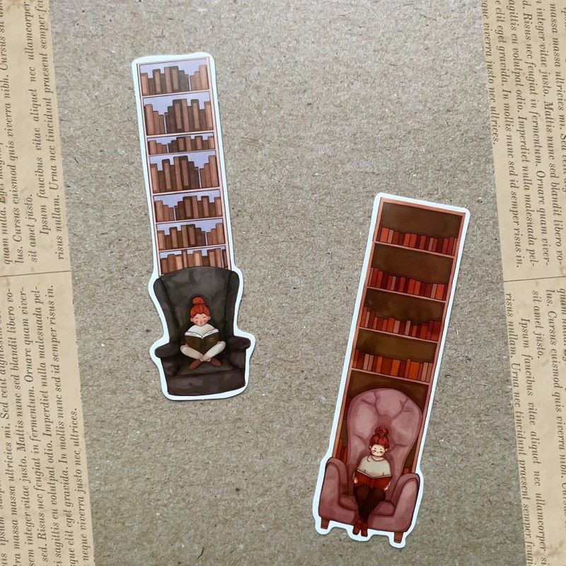 Marque pages bibliothèques