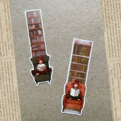 Marque pages bibliothèques