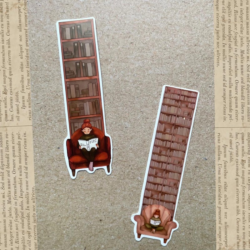 Marque pages bibliothèques